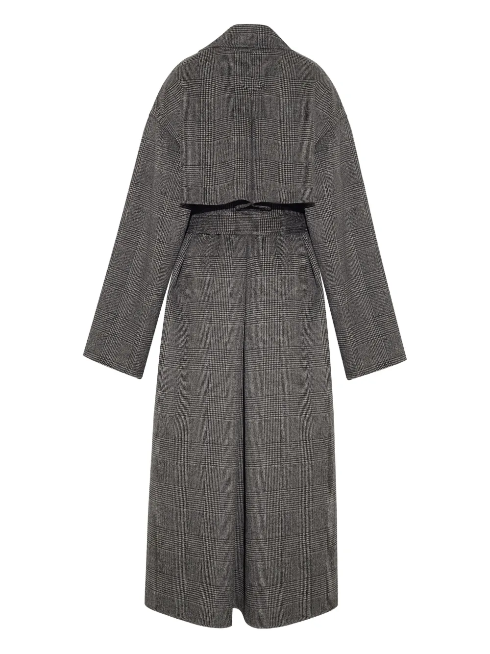 Adam Lippes Arlo Belted Trench Coat In Gray