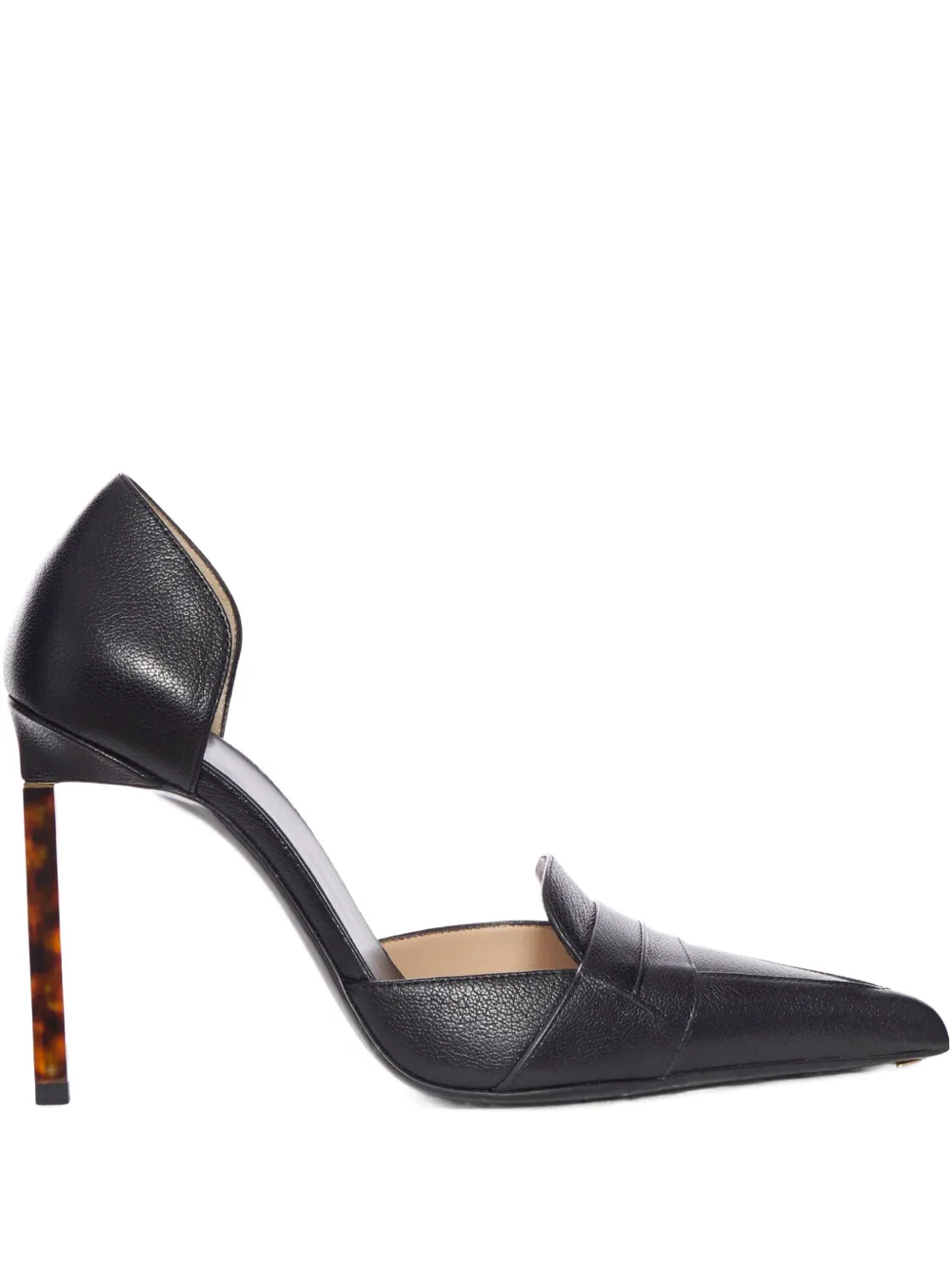TOM FORD d'Orsay leather pumps Black