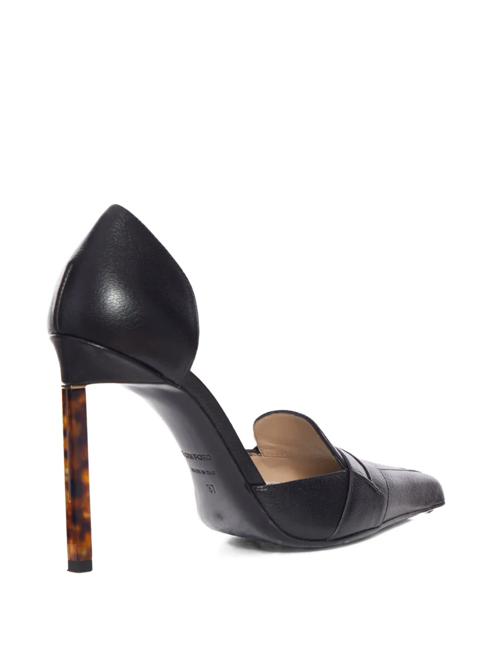 TOM FORD d'Orsay leather pumps Black