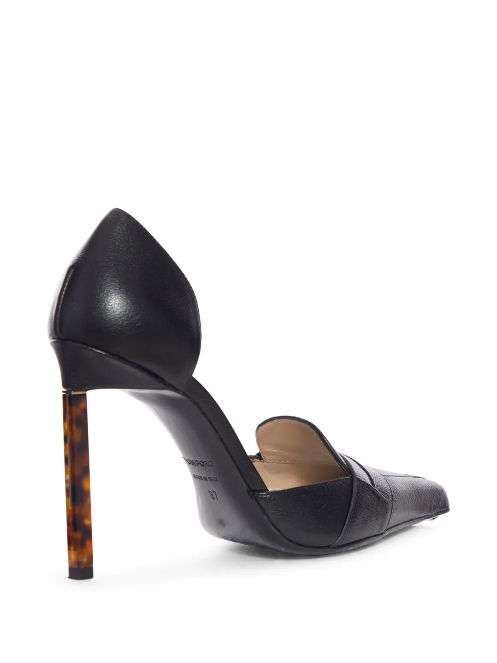 TOM FORD d'Orsay leather pumps Black