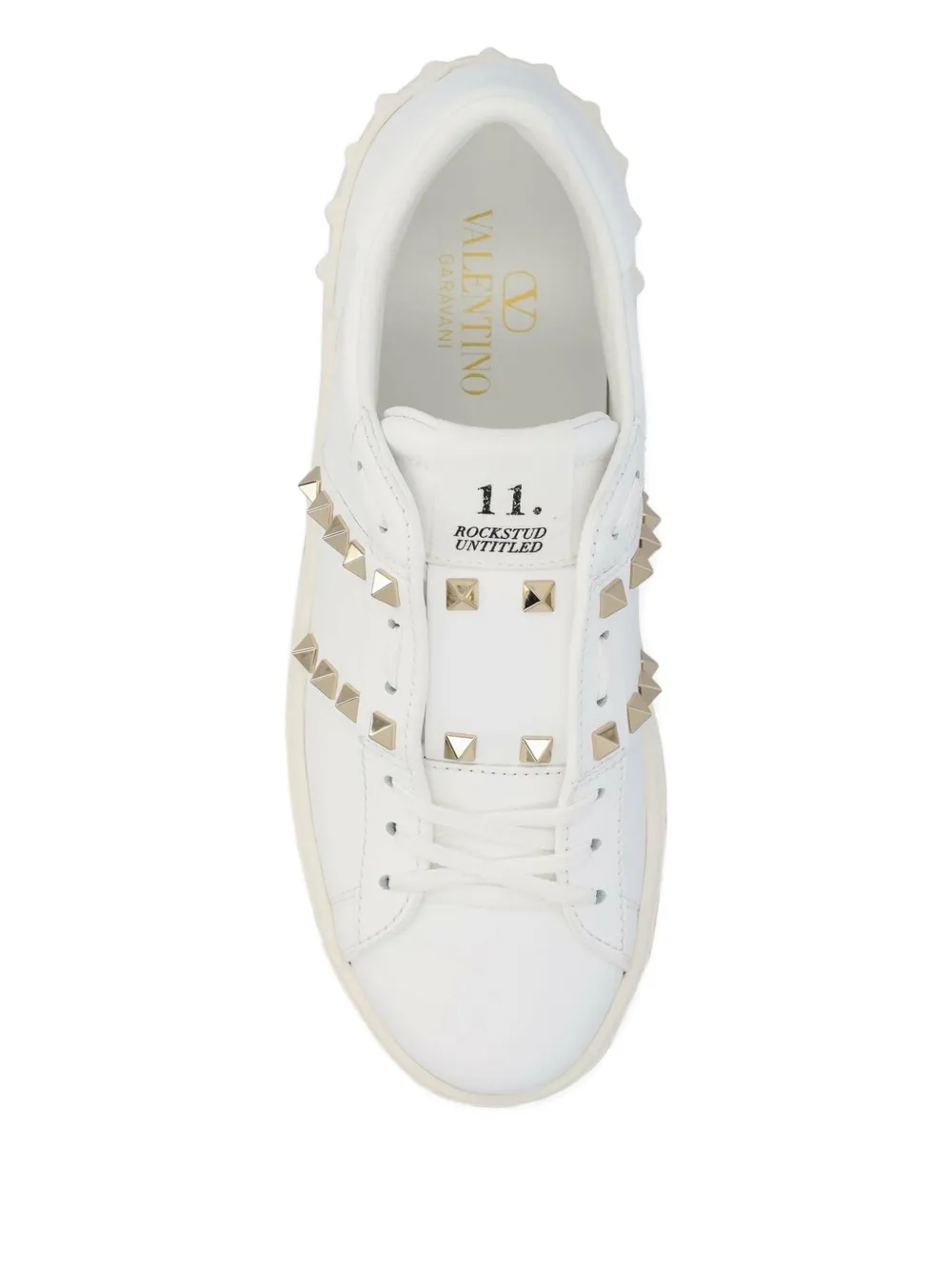 Valentino Garavani rockstud platform sneakers White