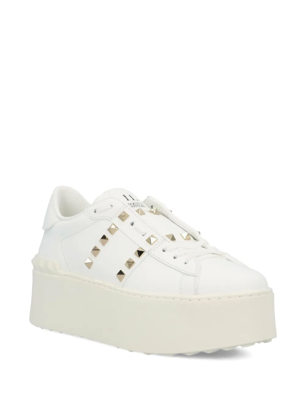 Valentino Garavani rockstud platform sneakers White