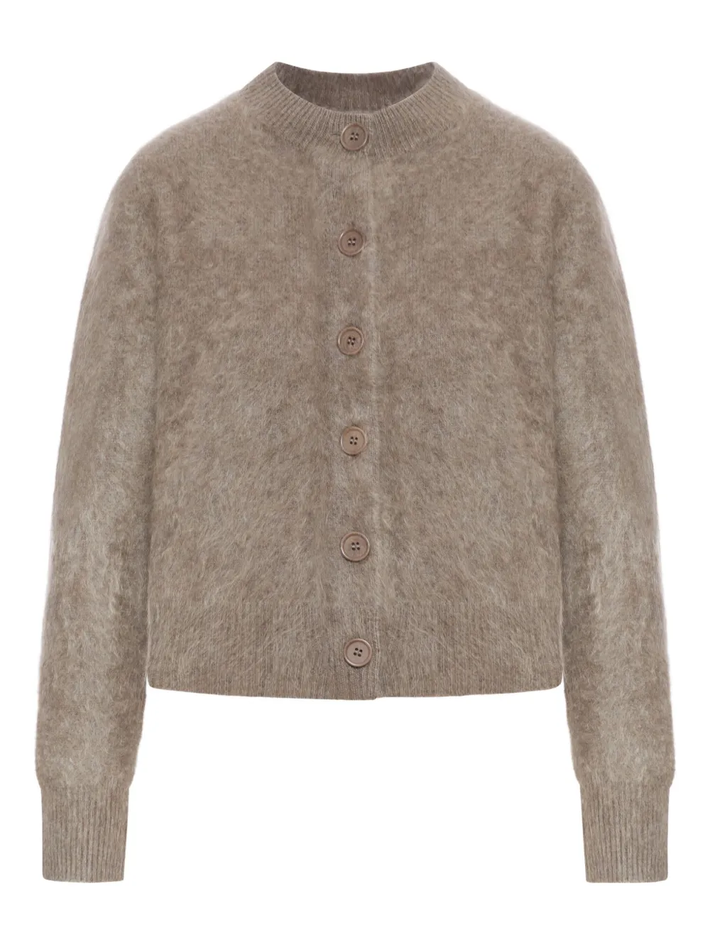 Lisa Yang brushed cashmere cardigan | Neutrals | Image 1