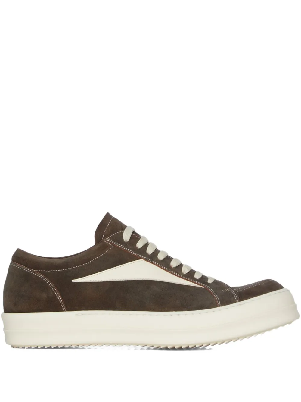 Rick Owens suede sneakers Brown