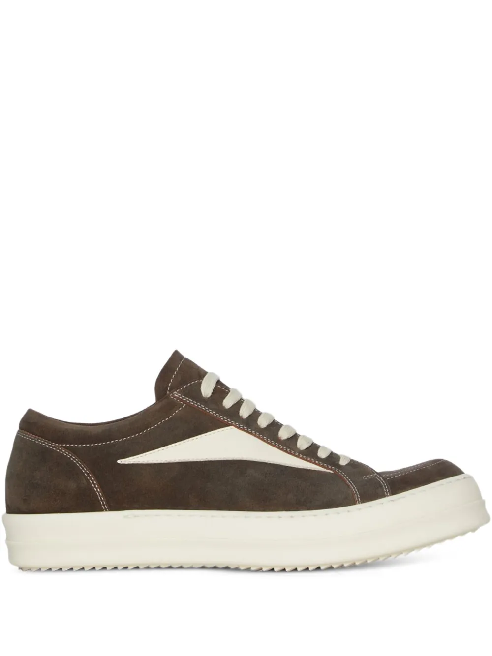 Rick Owens suede sneakers Brown