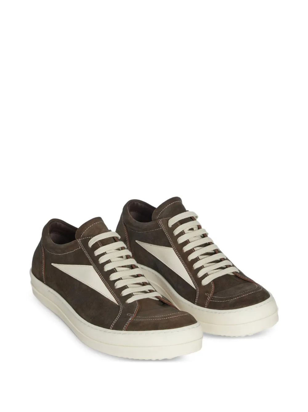 Rick Owens suede sneakers Brown
