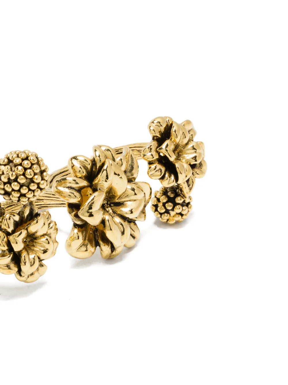 Aurelie Bidermann 18k Yellow Gold Anthos Double Ring In Gold