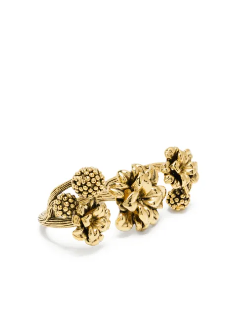 Aurelie Bidermann 18K yellow gold Anthos double ring