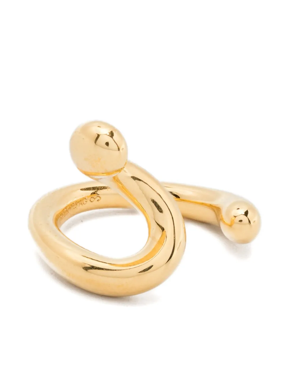 Maria Black whirl ear cuff | Gold | Image 1