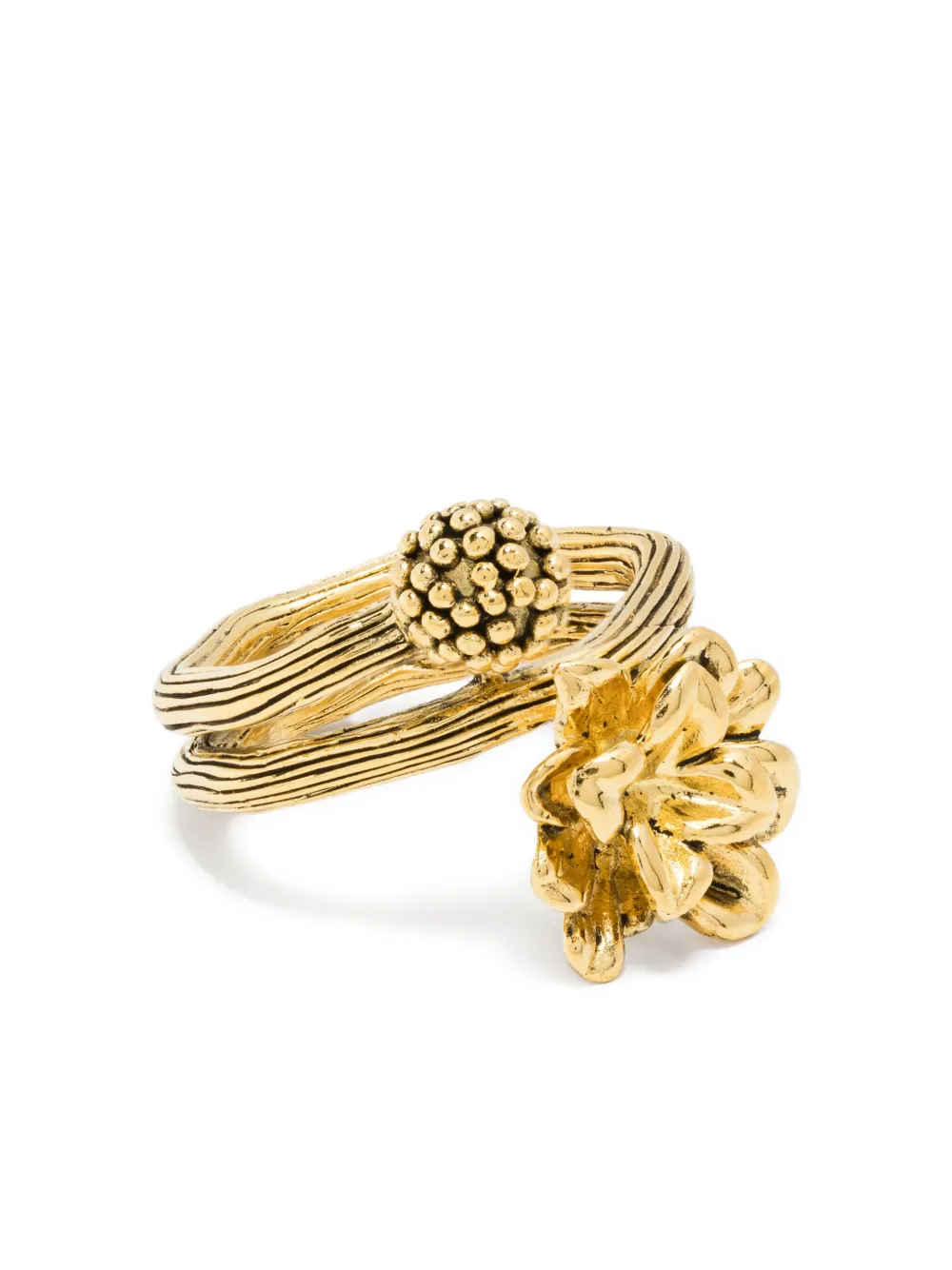Aurelie Bidermann Anthos ring - ゴールドトーン Aurelie Bidermann Anthos ring - ゴールドトーン