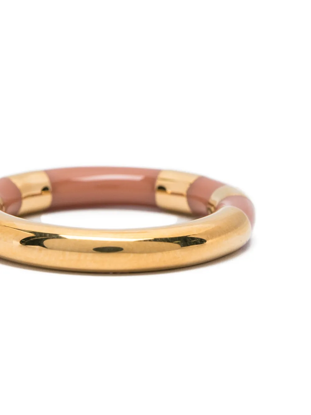 Aurelie Bidermann striped-embellishment ring - Goud