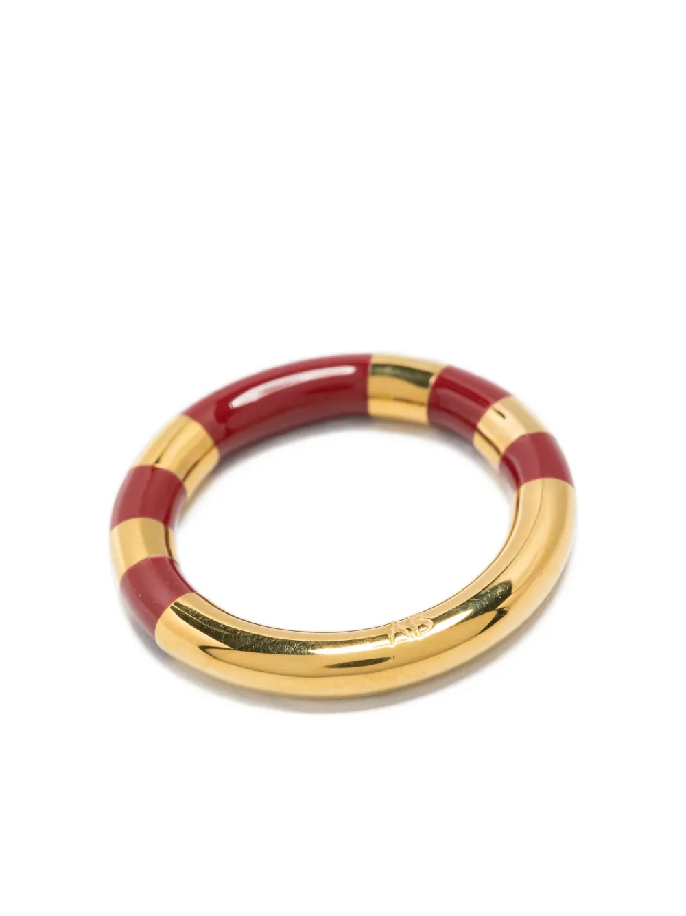 Aurelie Bidermann enamel ring - Goud