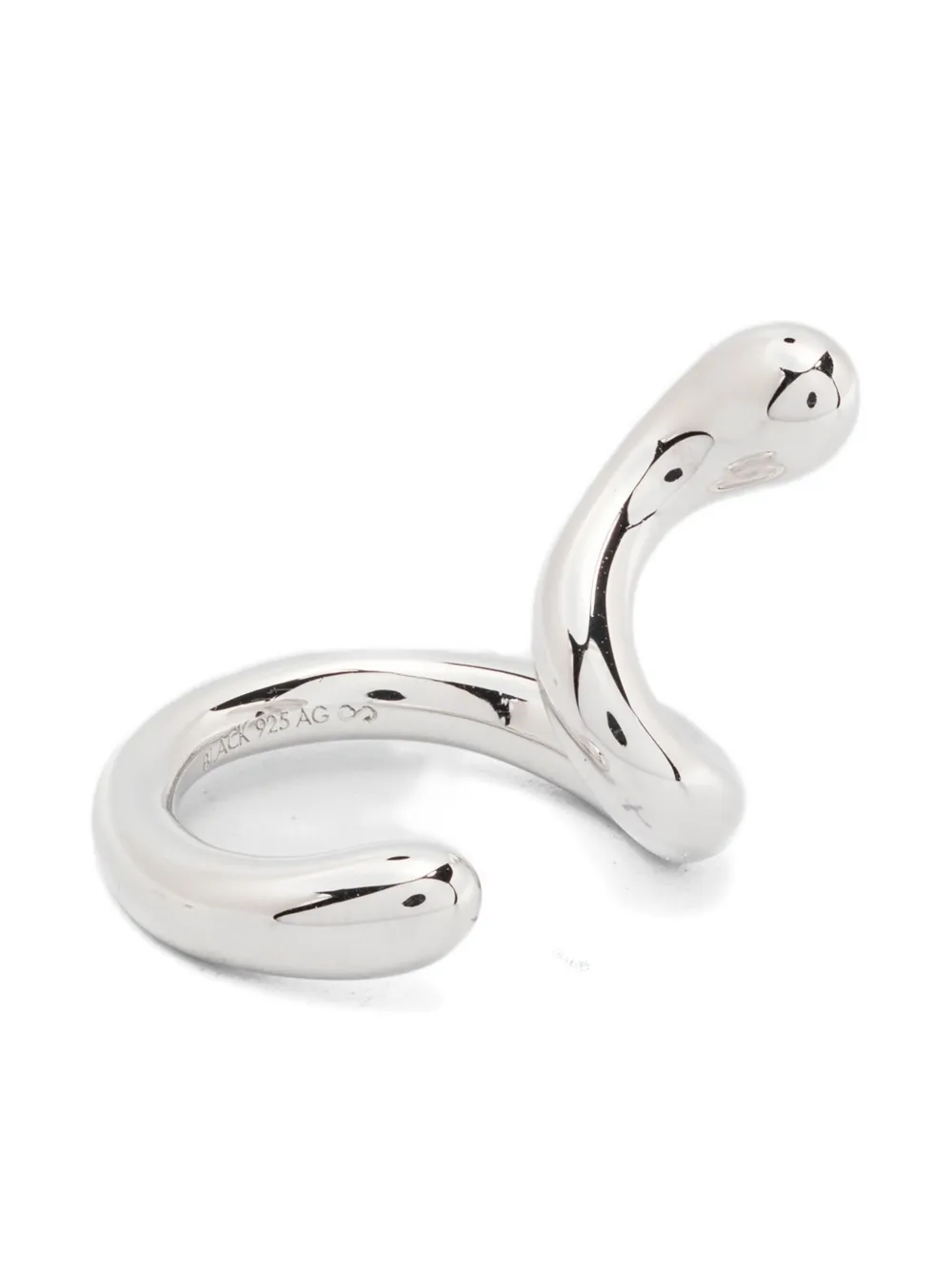 Maria Black coil whirl ear cuff | Silver | Image 1