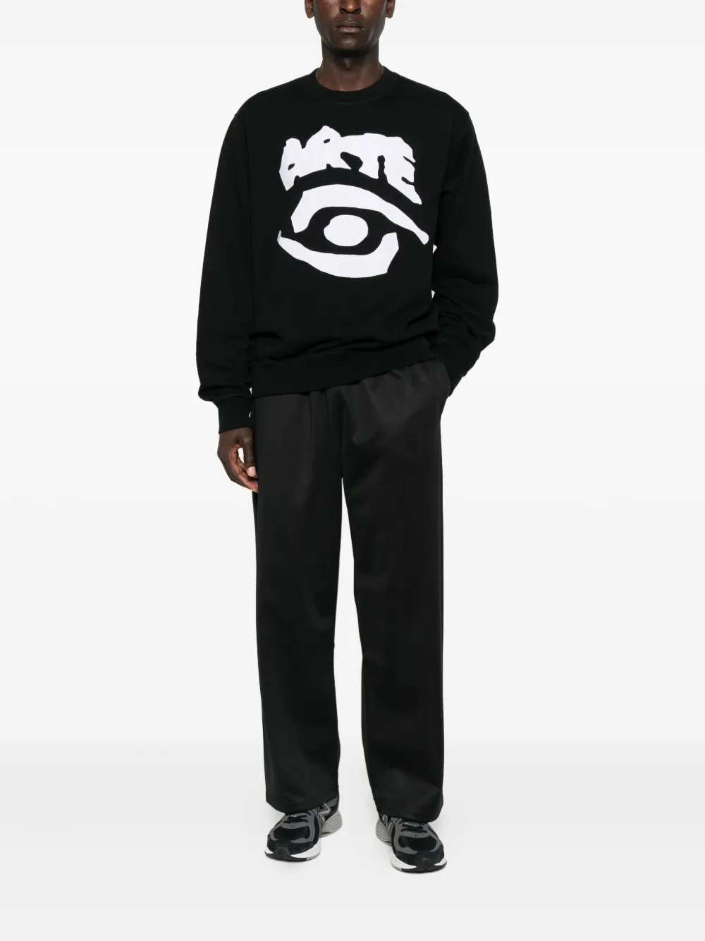 Arte Antwerp elastic-waistband trousers - Zwart