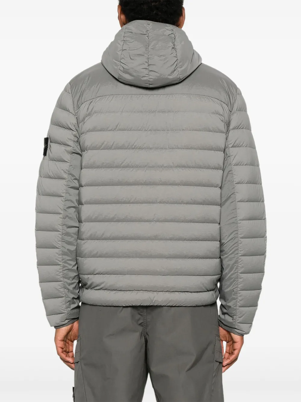 Stone Island Gevoerd jack met capuchon Grijs