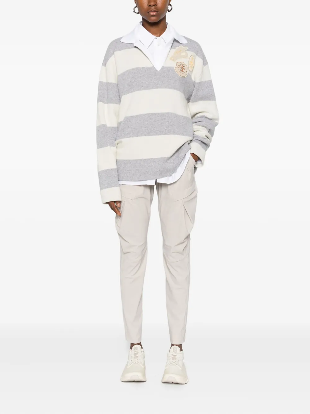 High belted trousers | Tapered Pants | Image 2