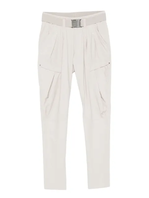 High belted trousers