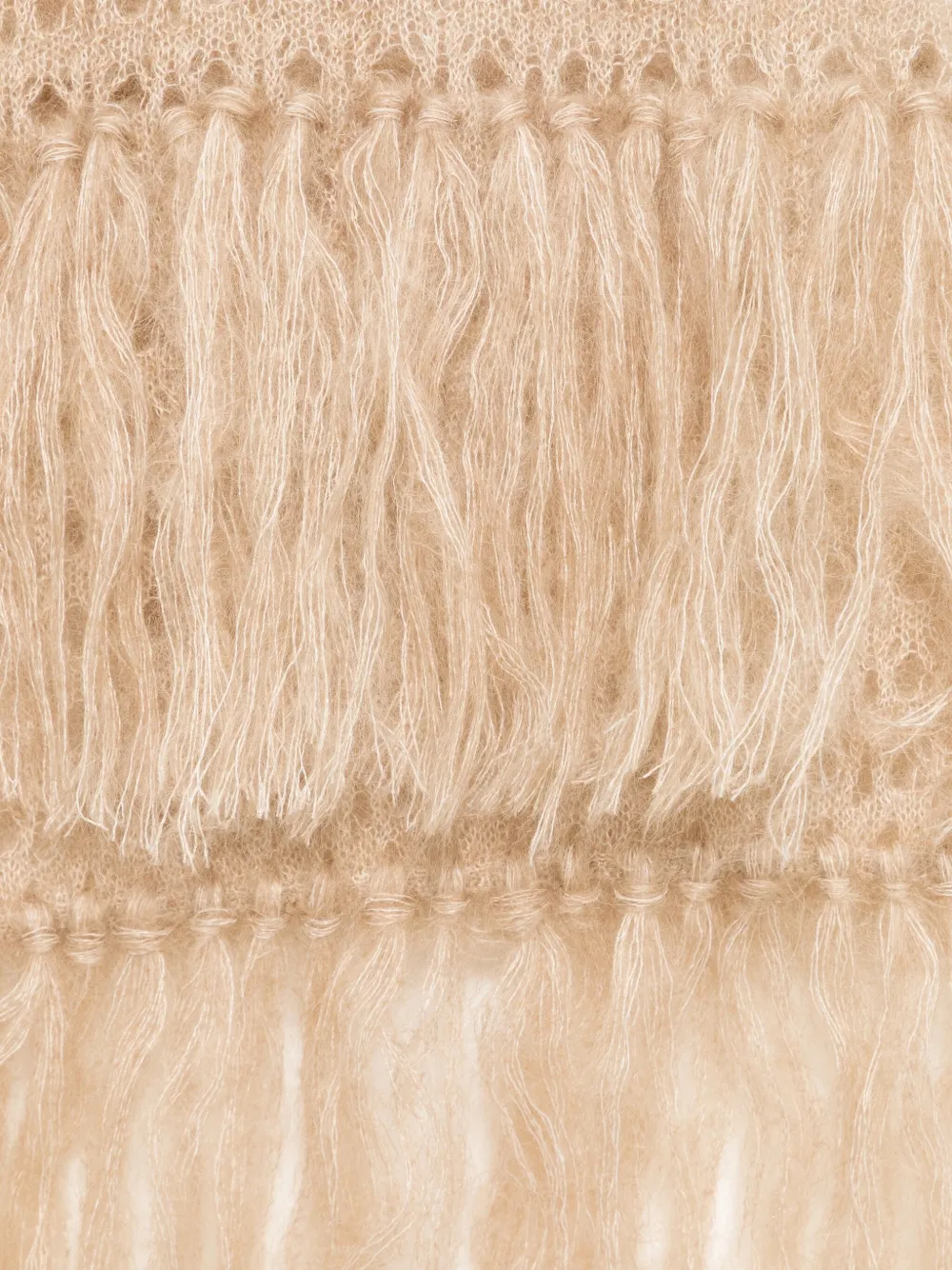 Fabiana Filippi Fringed Scarf In Neutral