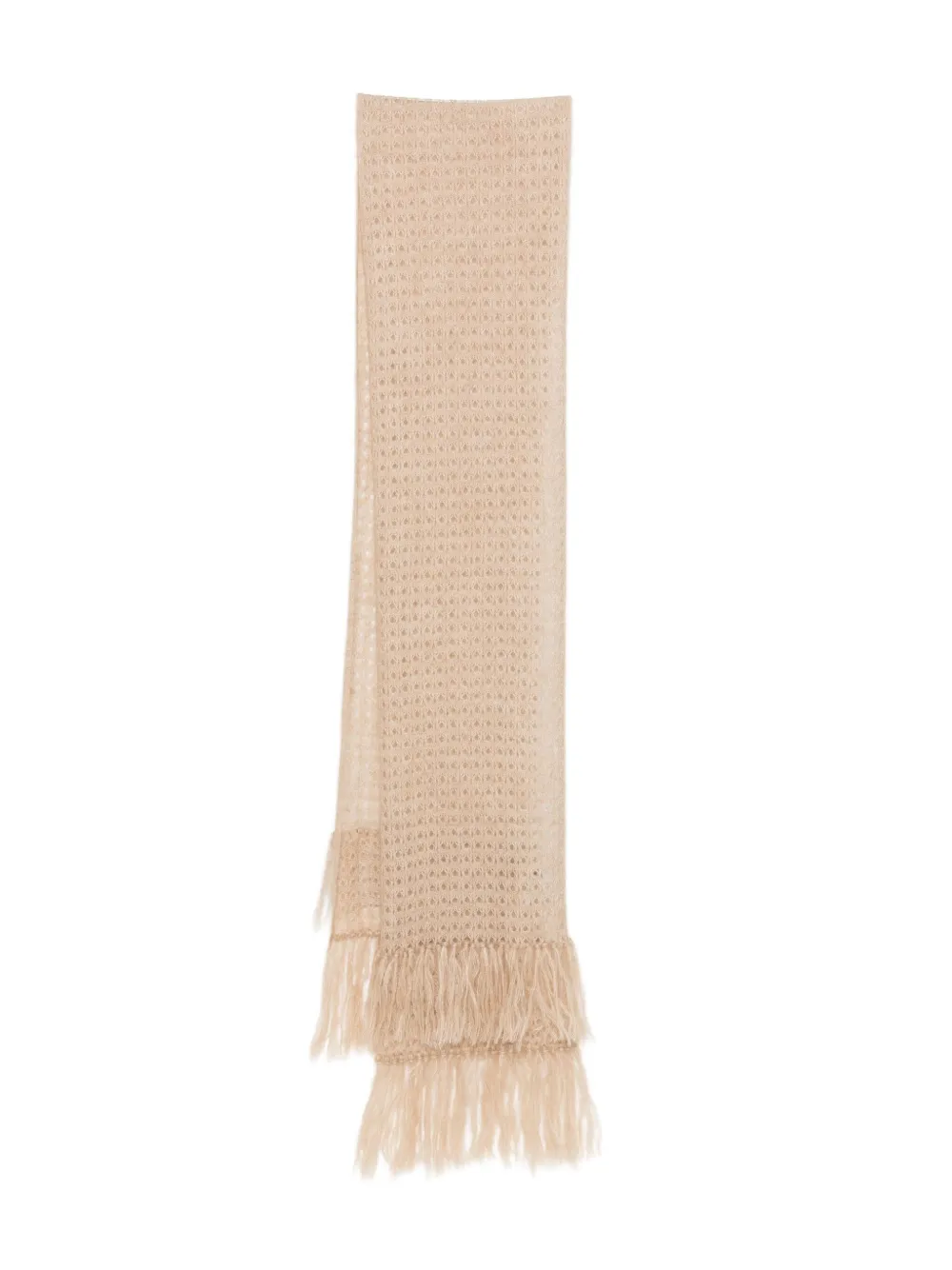 Fabiana Filippi fringed scarf - Toni neutri