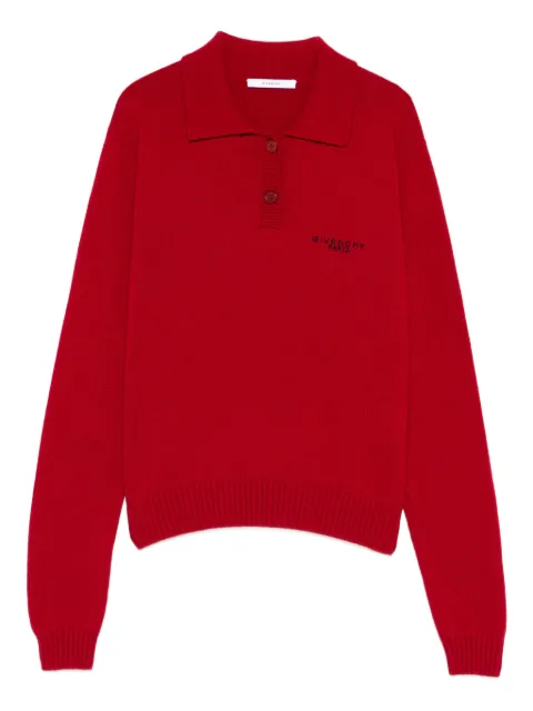 Givenchy long-sleeves polo top