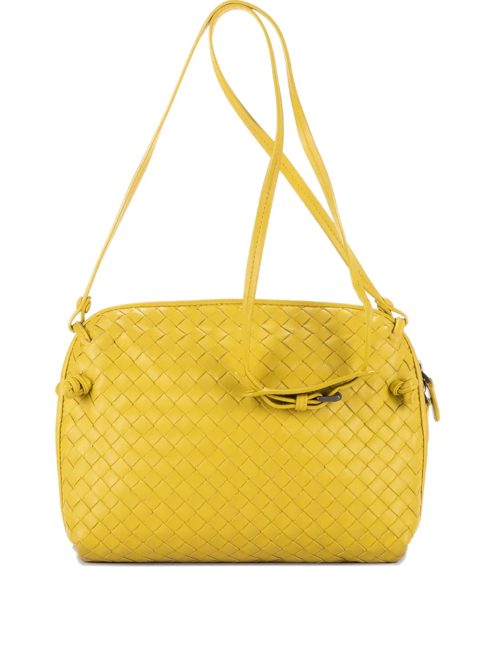 Bottega Veneta Pre-Owned Borsa a spalla Intrecciato - Giallo