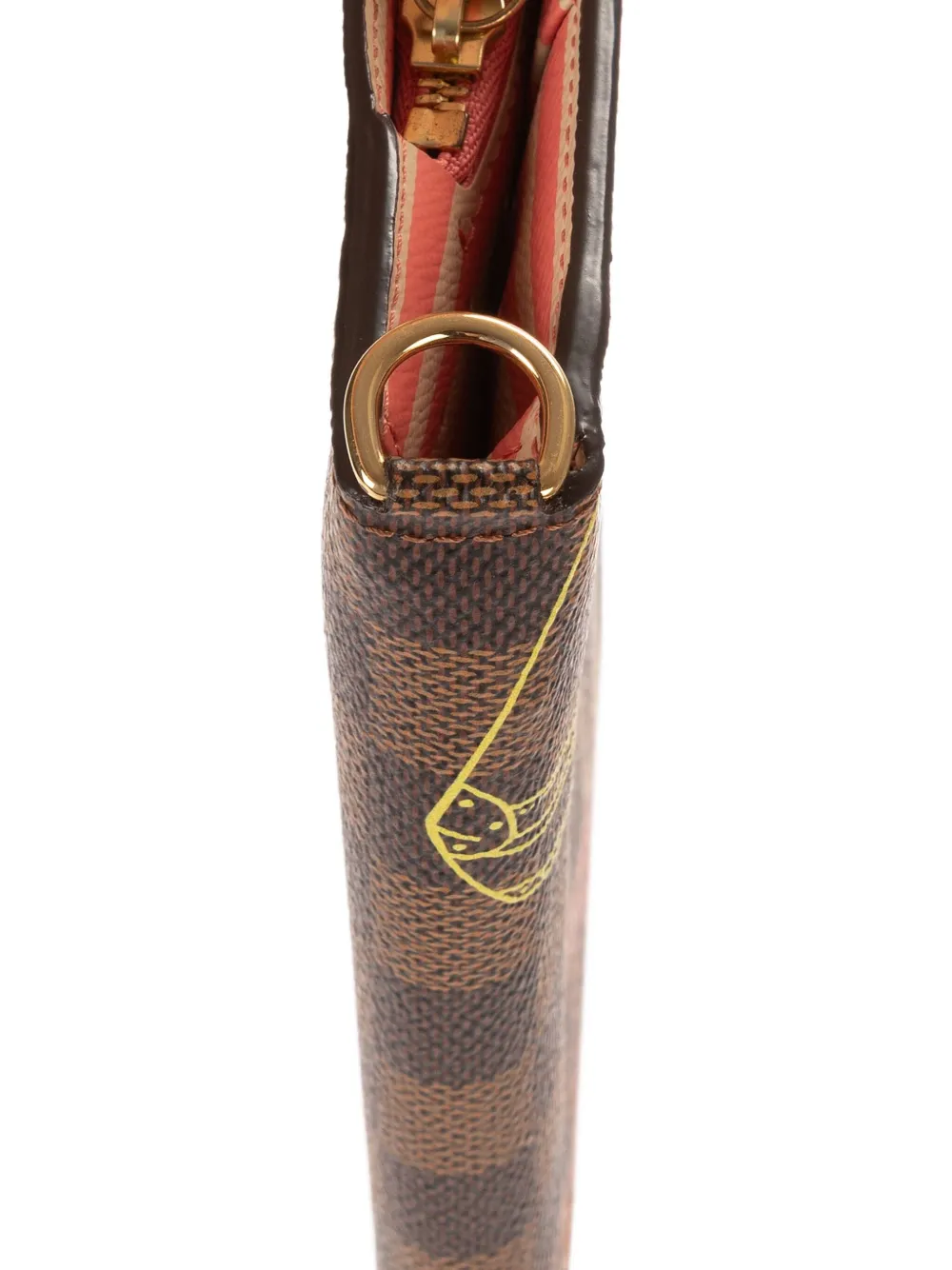 Louis Vuitton Pre-Owned Portemonnee met print - Bruin