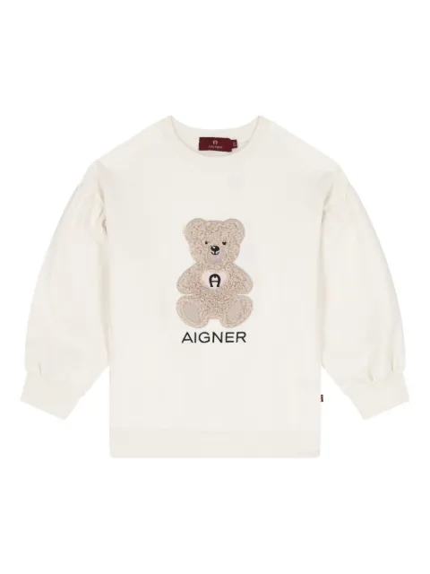 Aigner Kids teddy-bear long-sleeves sweatshirt