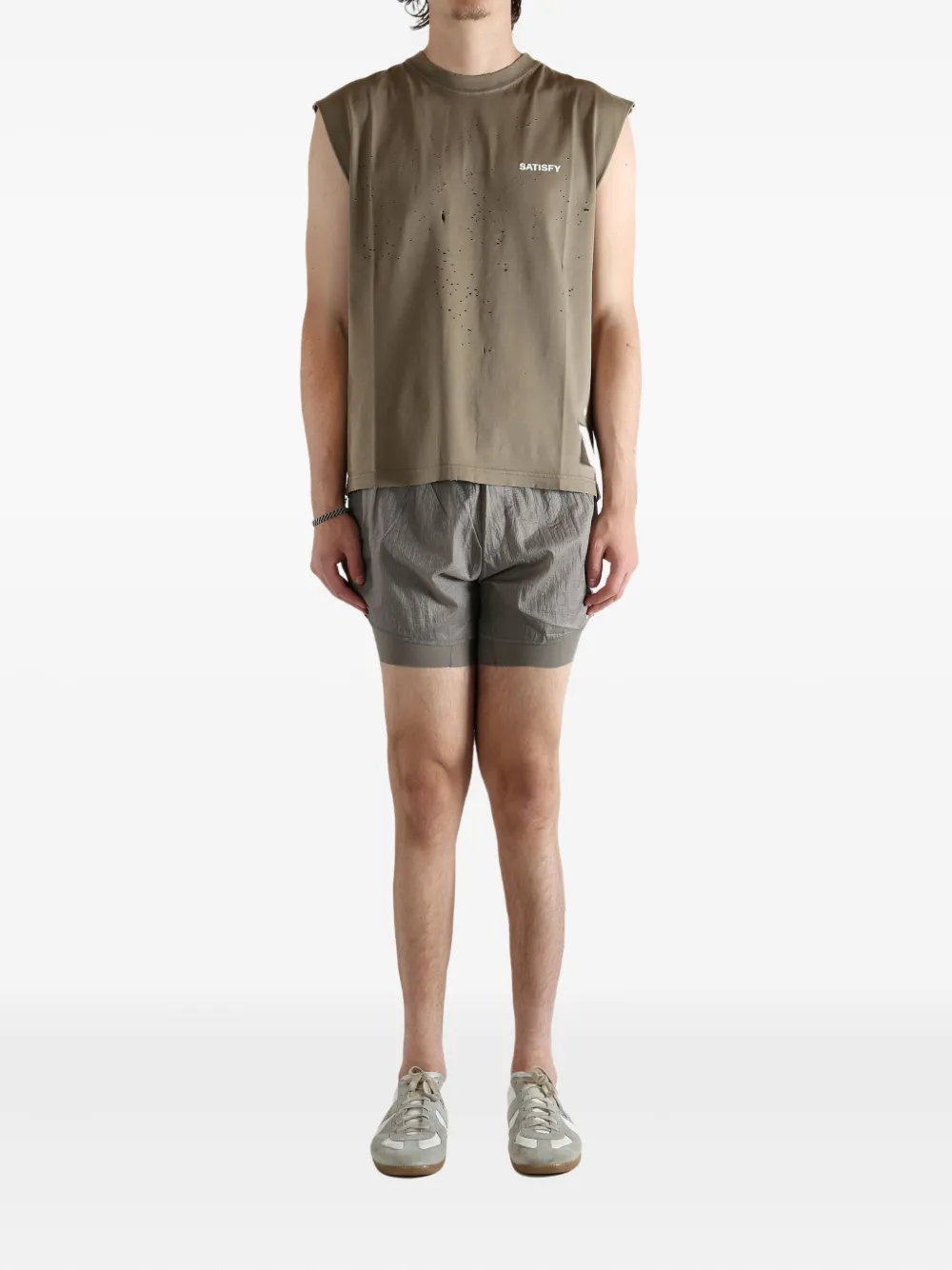 Satisfy MothTech™ distressed sleeveless vest | Tops & Tanktops | Image 2