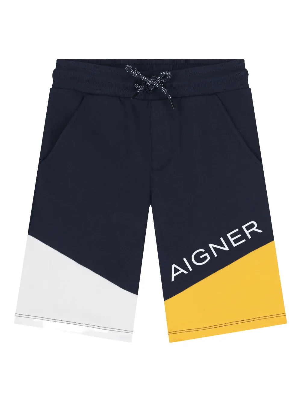 Aigner Kids logo-detail shorts | Black | Image 1