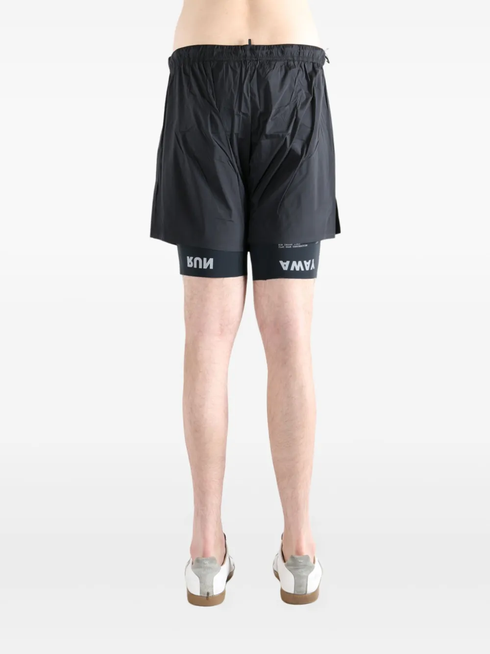 Satisfy TechSilk™ 5" layered shorts Zwart