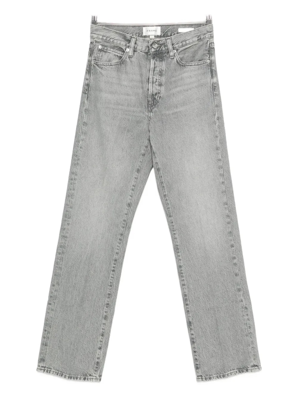 Frame The Vertical Five-pocket Jeans In Gray