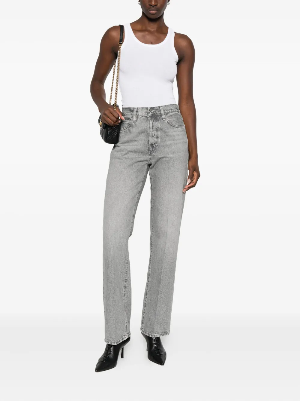 FRAME The Vertical five-pocket jeans - Grijs