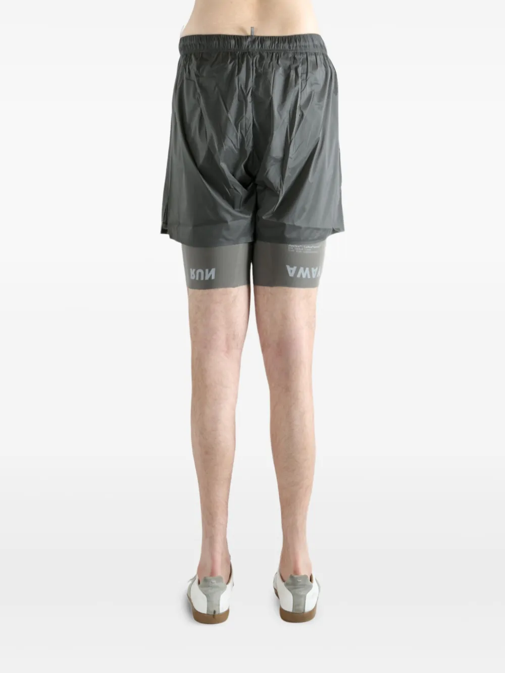 Satisfy CoffeeThermal 8" layered shorts Grijs