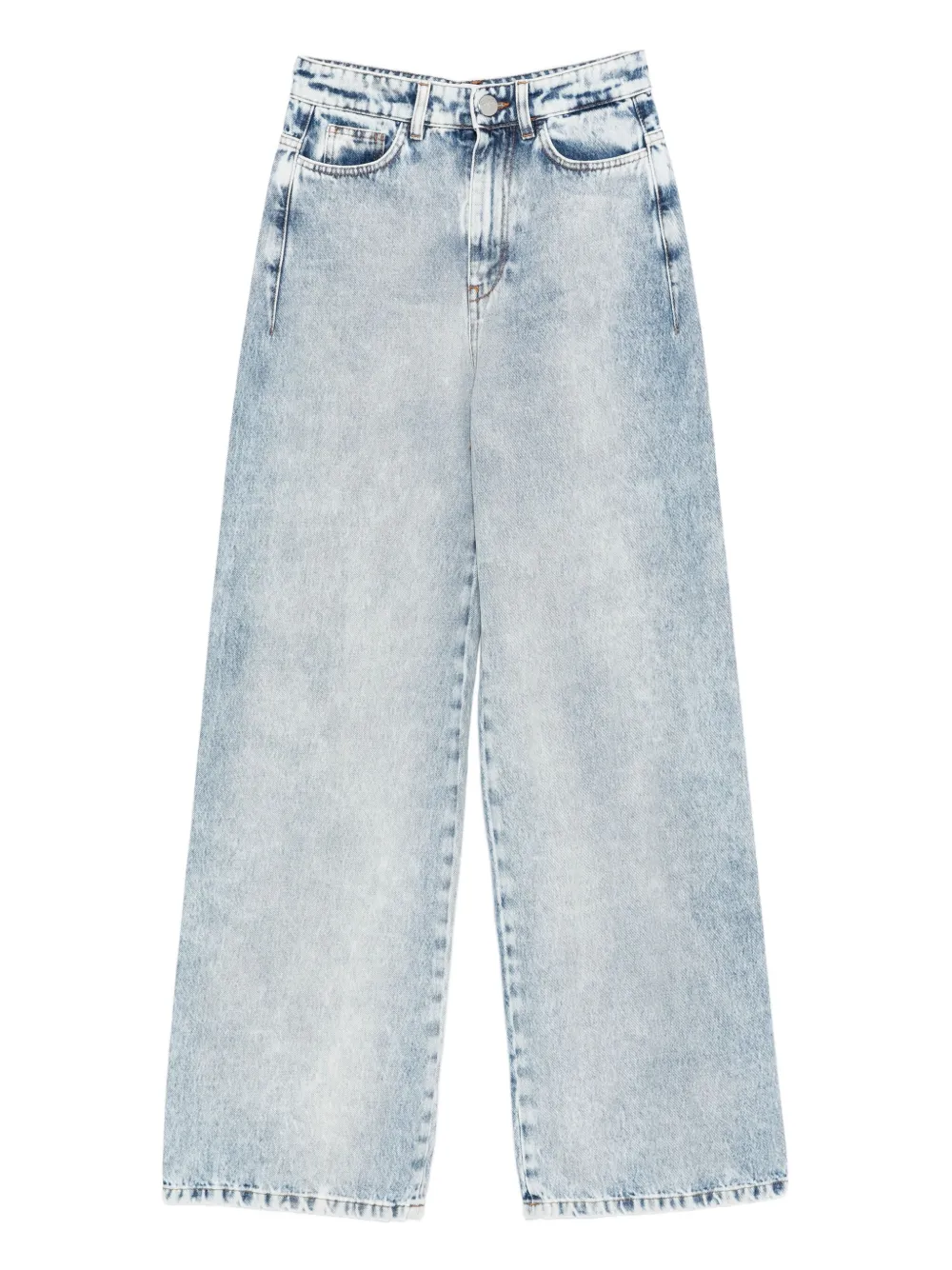 Vivetta acid-wash wide-leg jeans - ブルー Vivetta acid-wash wide-leg jeans - ブルー