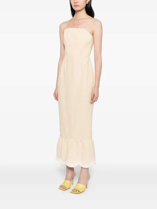 off shoulder midi sweater dress Women's Tanya The Maxi in Brown Size:2XL [65-70 kg] Light Heather Grey Sweater colourway-cassidy Lime Green Maxi Dress