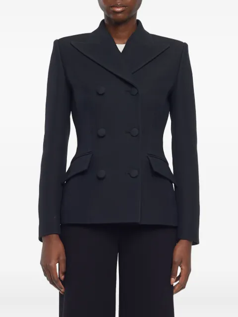 Adam Lippes double-breasted peak-lapel blazer 
