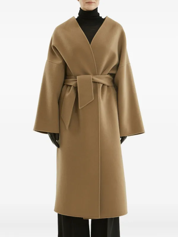 La Collection ベルテッド ラップコート | ブラウン | FARFETCH JP