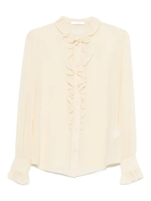 Vivetta ruffled silk blouse