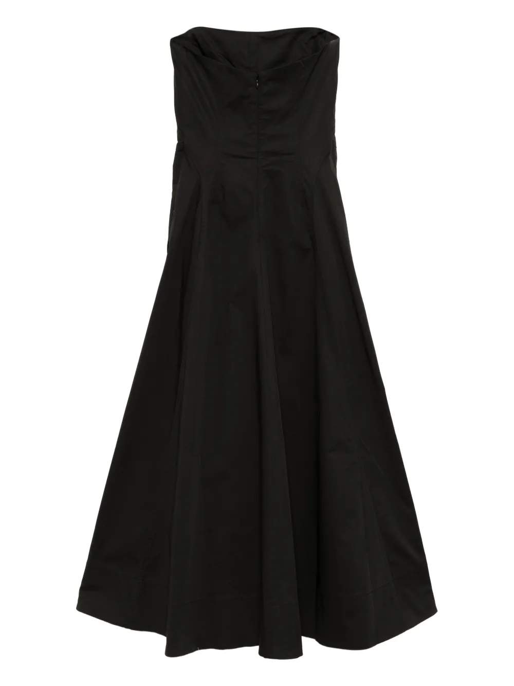 St. Agni Strapless jurk - Zwart