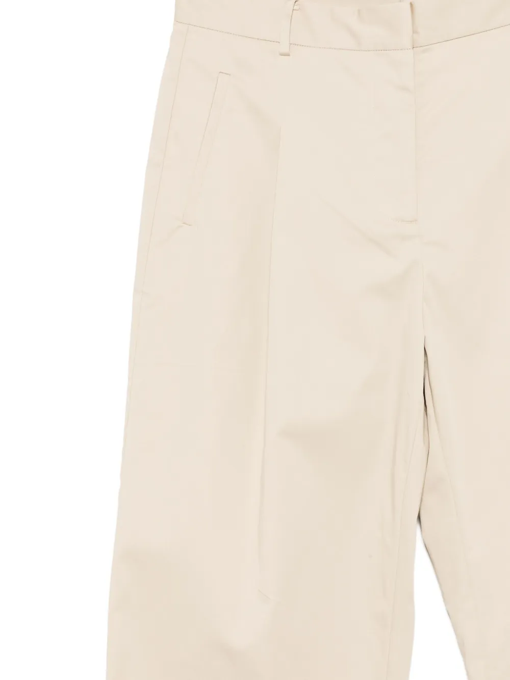 St Agni Wide-leg Trousers In Neutral