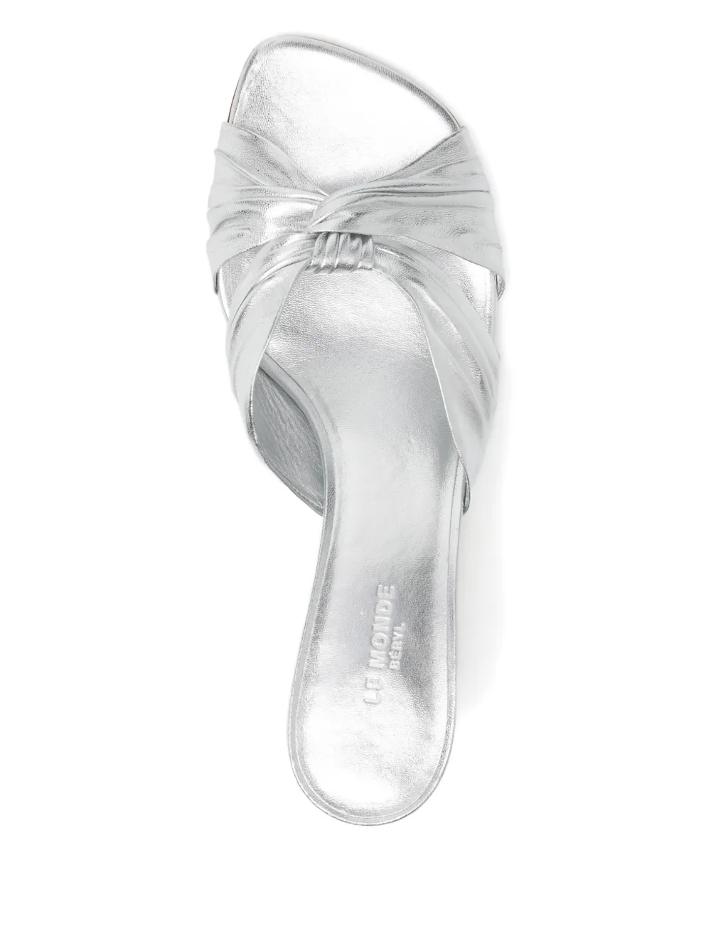 Le Monde Beryl 40mm Antonia sandals Silver