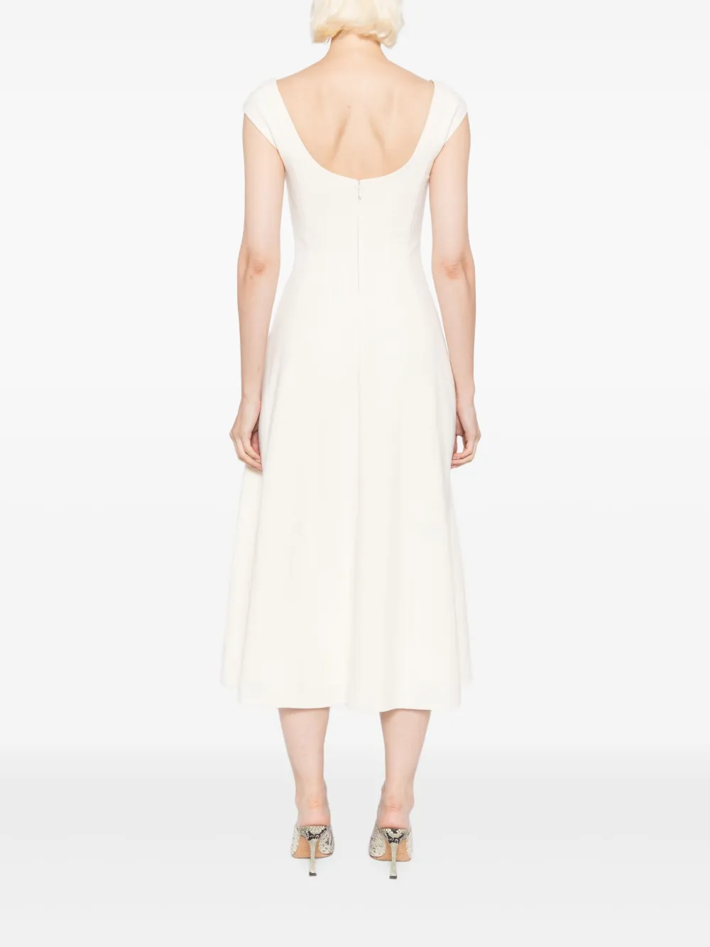 Staud Charlotte Dress In Neutral