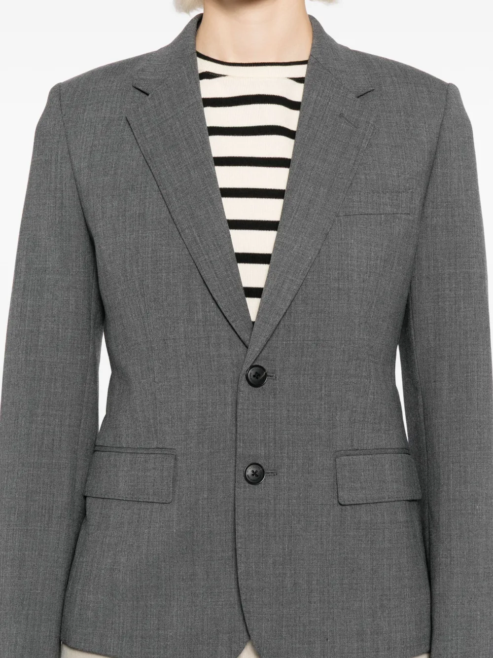 Nili Lotan Ysee Blazer In Gray