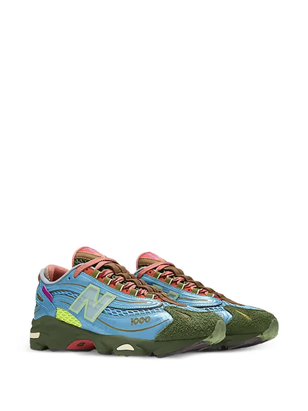 New Balance x Salehe Bembury 1000 Mesh Sneakers | Blue | FARFETCH