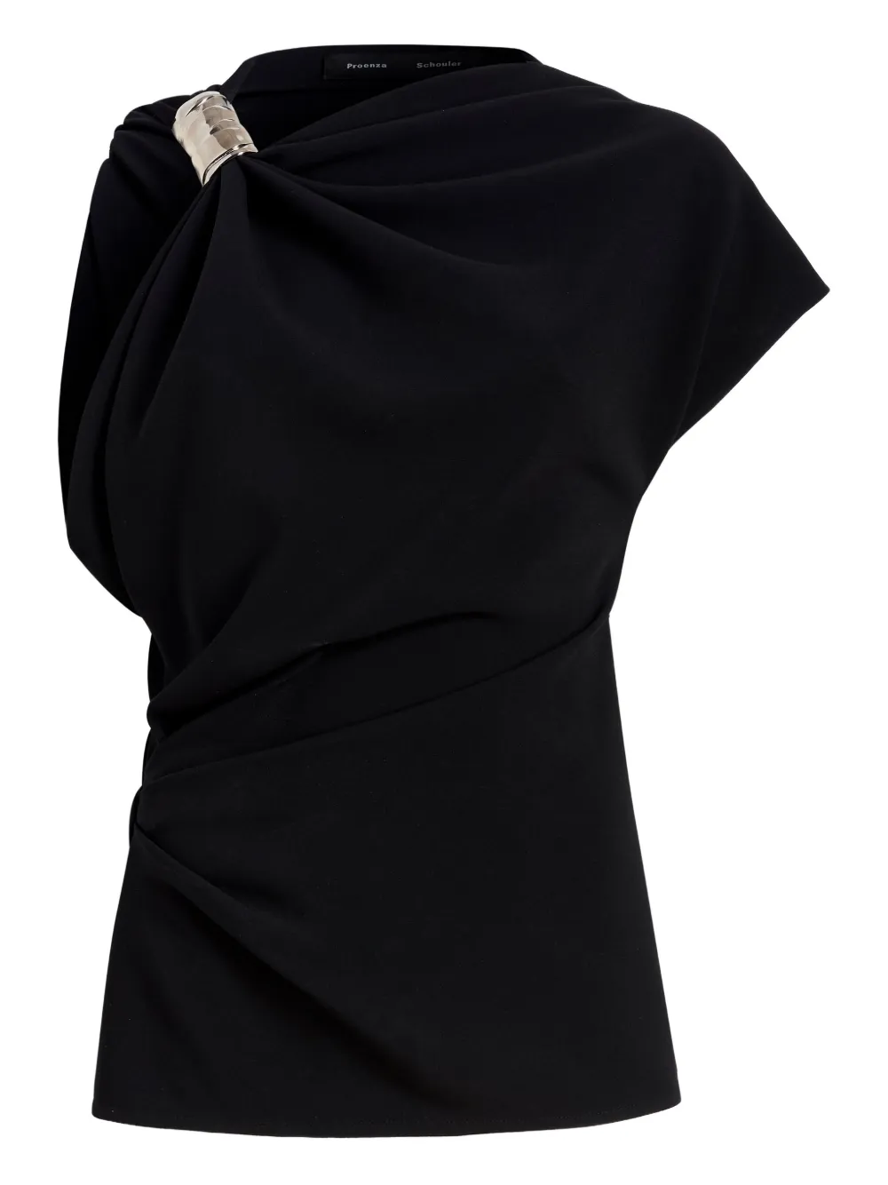 Proenza Schouler draped embellished top | Black | Image 1