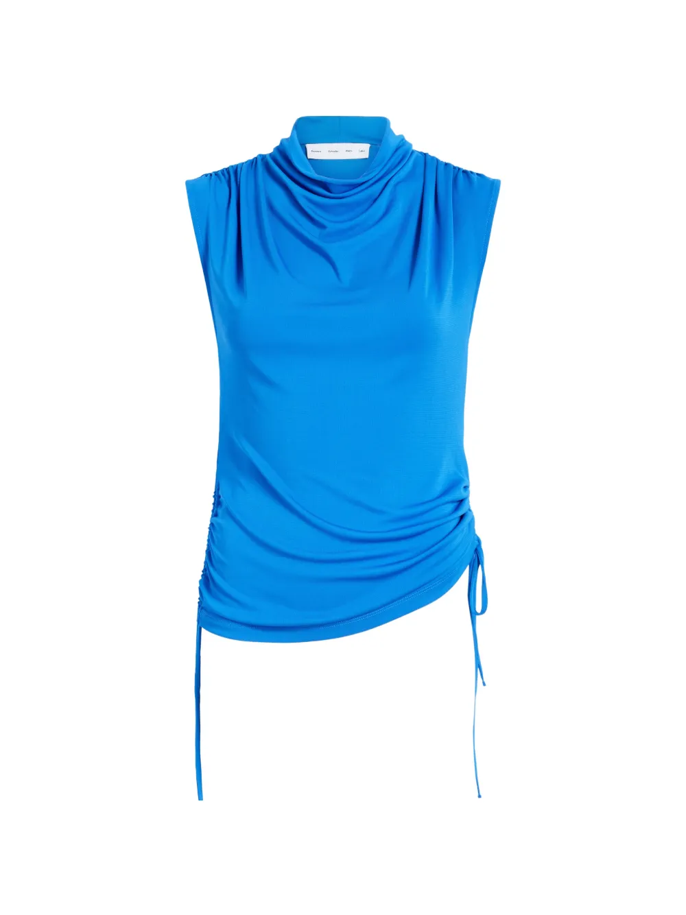 Proenza Schouler White Label Elna top met col en trekkoord Blauw