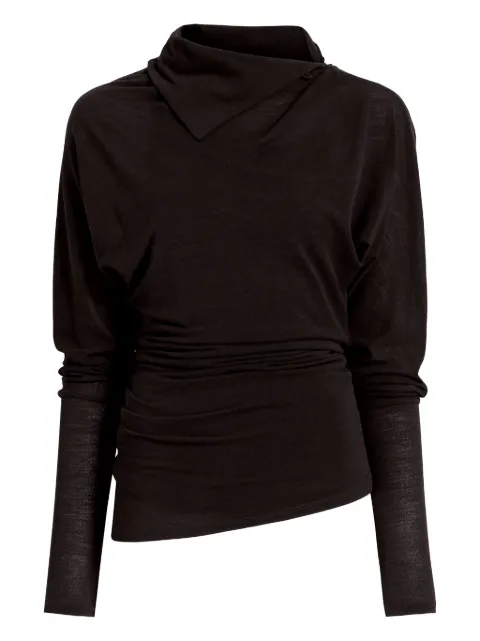 Proenza Schouler cowl-neck draped top