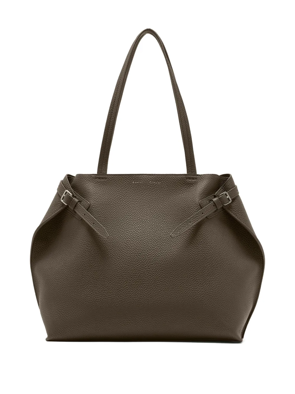 Proenza Schouler Days shopper van bewerkt leer met gespdetail Groen
