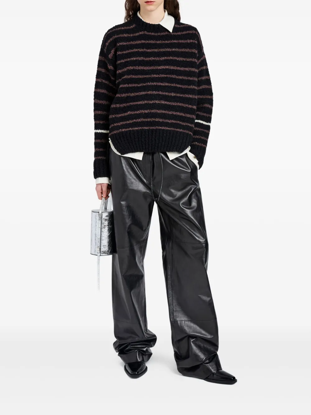 Proenza Schouler White Label Leonie striped wool sweater | Sweaters | Image 2