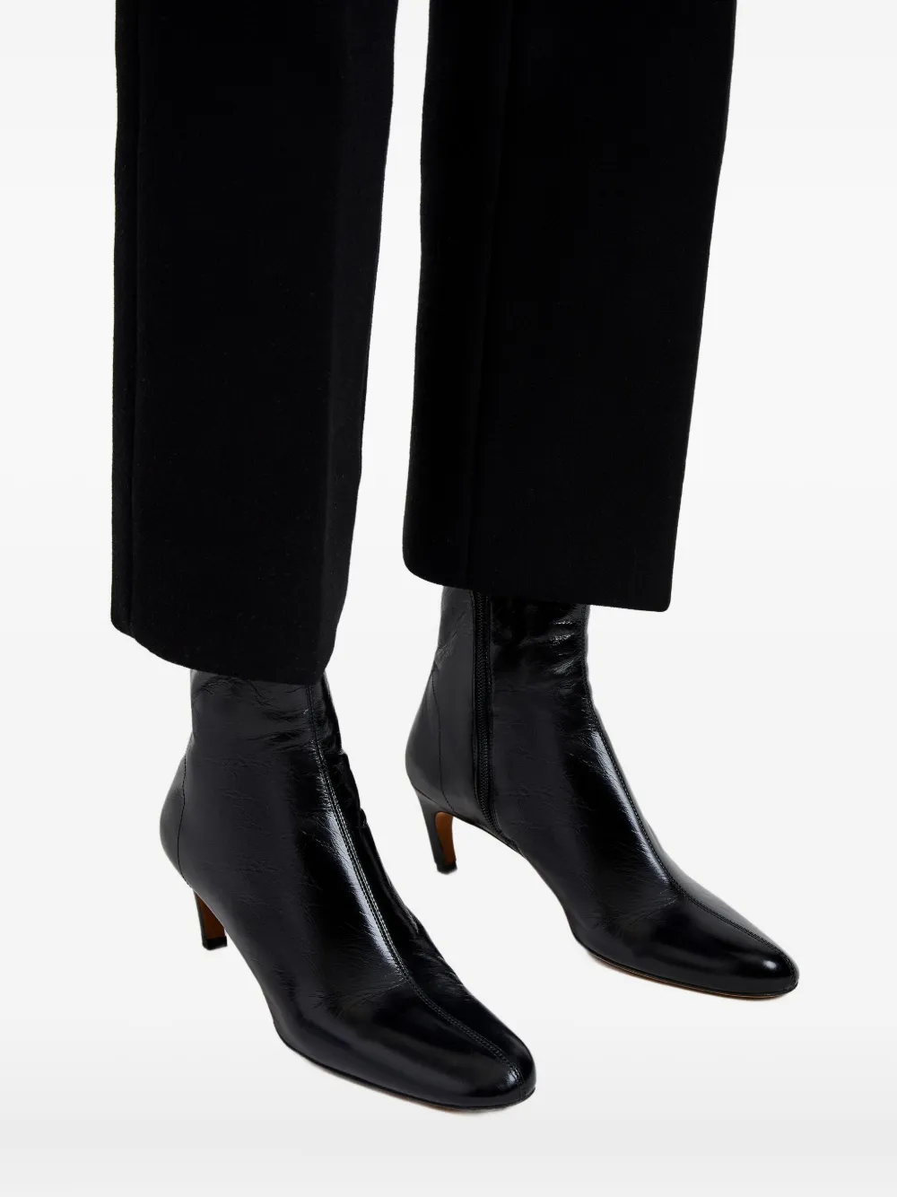 Proenza Schouler Uma leather ankle boots Black